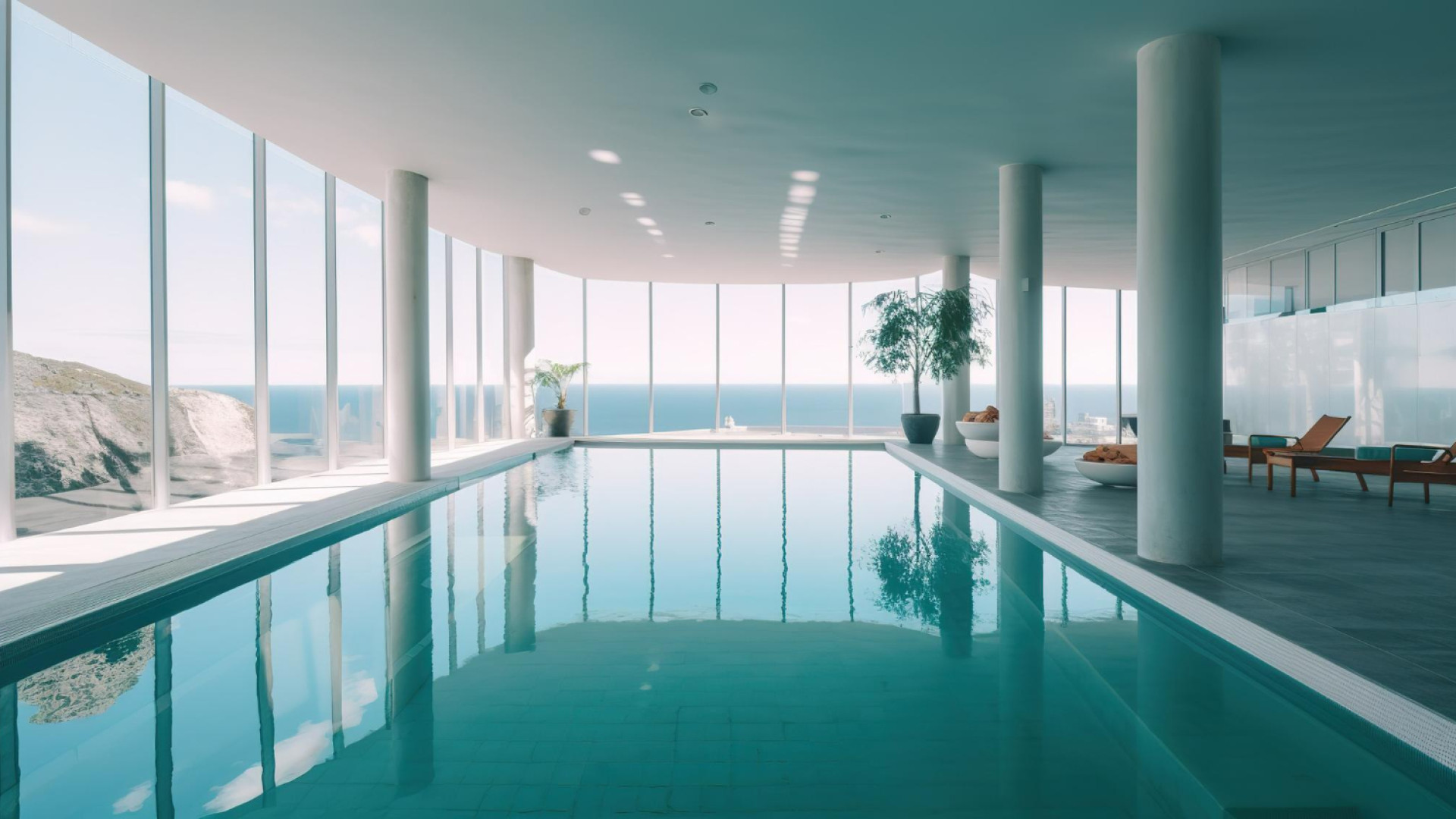 Piscine chauffée vue mer : une parenthèse bien-être exceptionnelle